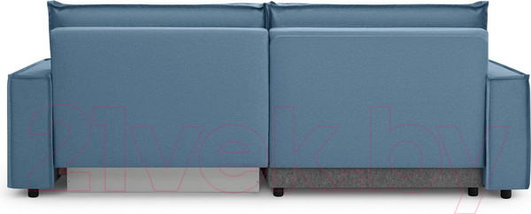 Изображение товара Диван угловой Mio Tesoro Дюссельдорф 293 1.5ек-1.5пф (1175 Savanna Plus Blue)