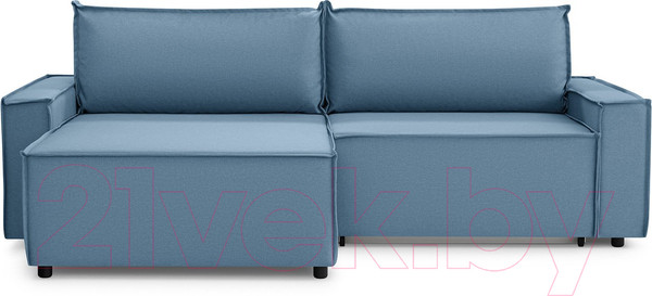 Изображение товара Диван угловой Mio Tesoro Дюссельдорф 293 1.5ек-1.5пф (1175 Savanna Plus Blue)