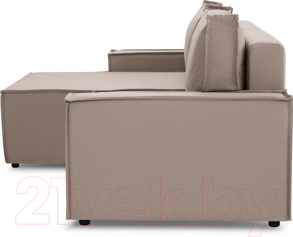 Изображение товара Диван угловой Mio Tesoro Дюссельдорф 293 1.5ек-1.5пф (1176 Savanna Plus Mocca)