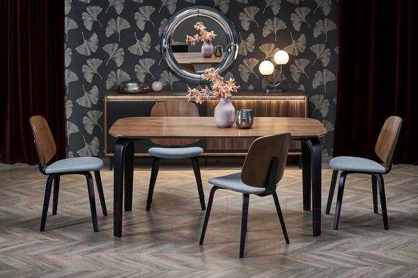 Изображение товара Обеденный стол Halmar Pedro / V-CH-PEDRO-ST (орех/черный)