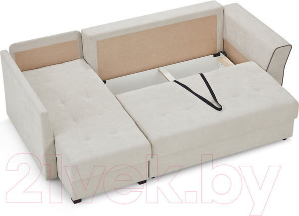 Изображение товара Диван угловой Mio Tesoro Камил 484 (левый, 1092 бежевый)