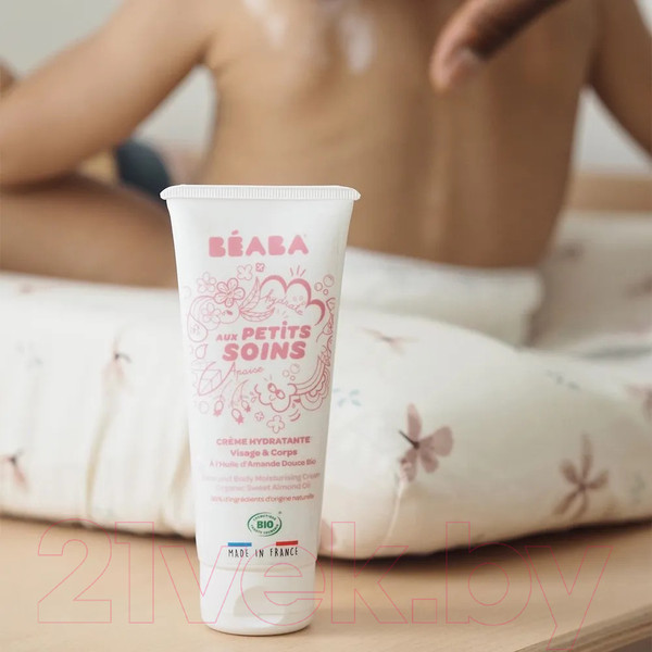 Изображение товара Крем детский Beaba Creme Hydratante Bio Со сладким миндальным маслом / 909001 (100мл)