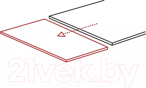 Изображение товара Обеденный стол Signal GD082 80-131x80 (орех винтажный/черный матовый)