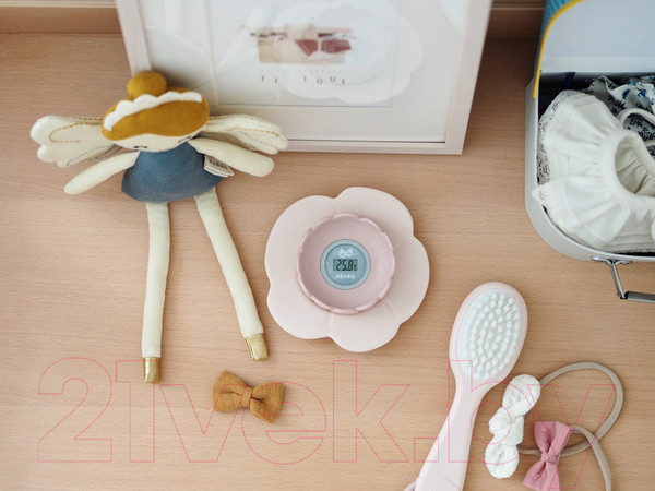 Изображение товара Детский термометр для ванны Beaba Thermometre Lotus Old Pink New 2021 / 920377