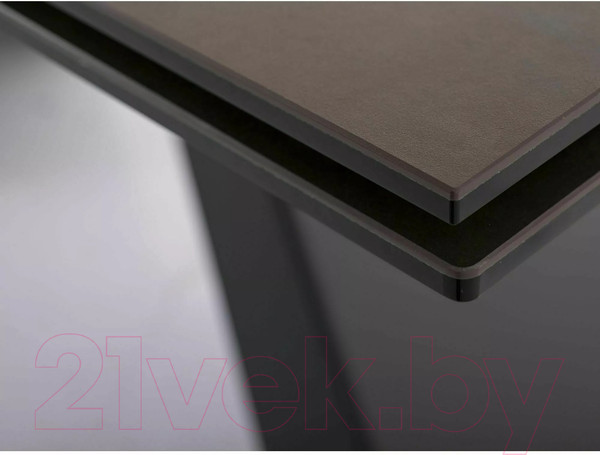 Изображение товара Обеденный стол Signal Westin Ceramic 160-240x90 (Ossido Bruno коричневый/черный матовый)