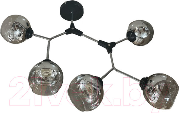 Изображение товара Люстра BSI Сфера СС 1427/5 (черный/хром)