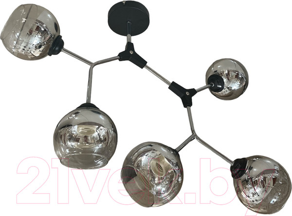 Изображение товара Люстра BSI Сфера СС 1427/5 (черный/хром)