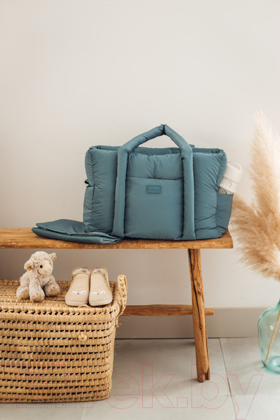 Изображение товара Сумка для коляски Beaba Sac Puffy Paris Baltic Blue 940317