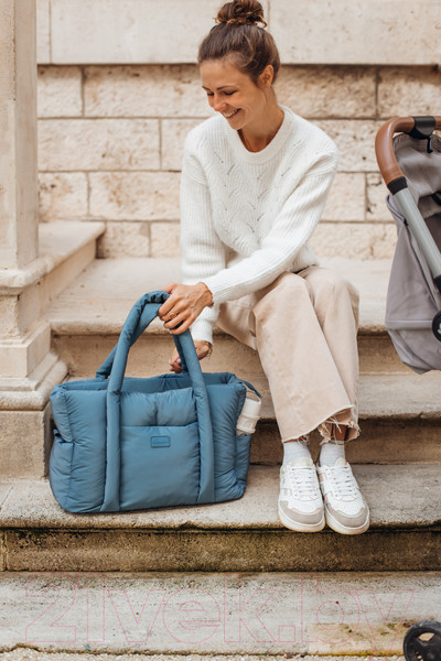 Изображение товара Сумка для коляски Beaba Sac Puffy Paris Baltic Blue 940317