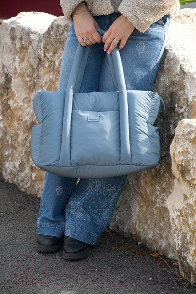 Изображение товара Сумка для коляски Beaba Sac Puffy Paris Baltic Blue 940317