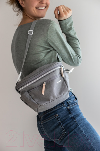 Изображение товара Сумка для коляски Beaba Sac Biarritz Heather Grey 940265