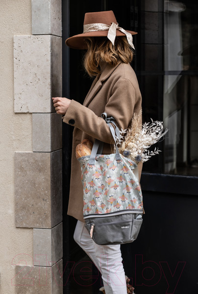 Изображение товара Сумка для коляски Beaba Sac Biarritz Heather Grey 940265
