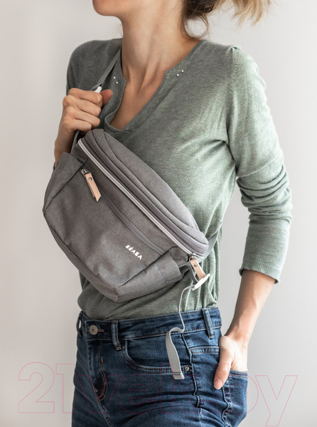 Изображение товара Сумка для коляски Beaba Sac Biarritz Heather Grey 940265