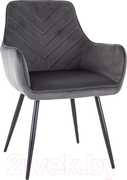 Изображение товара Стул Signal Fig (Velvet Bluvel 14 темно-серый/черный)