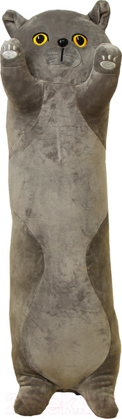 Изображение товара Подушка-игрушка Sima-Land Кот / 10575527 (серый)