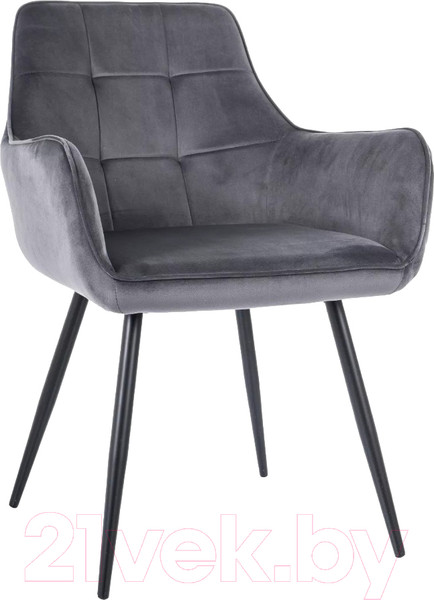 Изображение товара Стул Signal Lemon (Velvet Bluvel 14 темно-серый/черный)