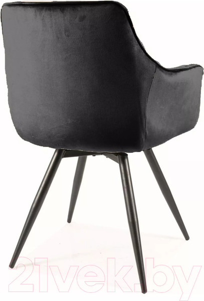 Изображение товара Стул Signal Mango (Velvet Bluvel 19 черный/черный)