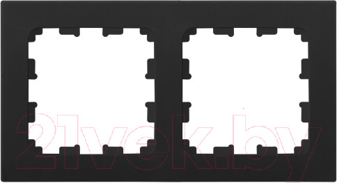 Изображение товара Рамка для выключателей и розеток Bylectrica Юлиг 735212.572 (карбон)