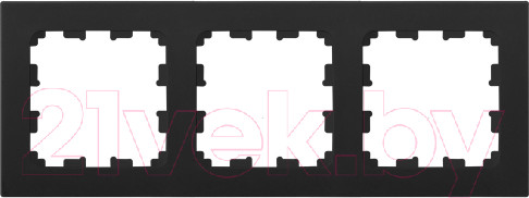 Изображение товара Рамка для выключателей и розеток Bylectrica Юлиг 735212.573 (карбон)