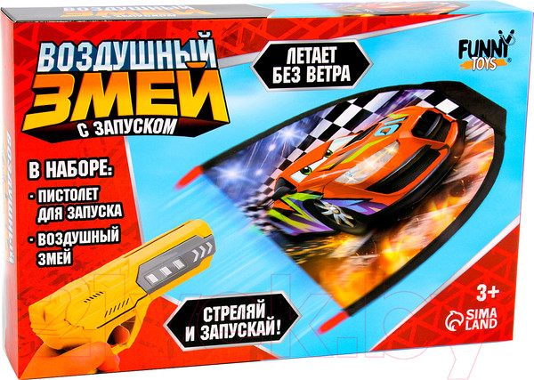 Изображение товара Воздушный змей Funny Toys Гонка 598-8 / 10262101
