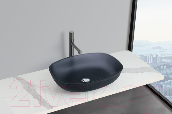 Изображение товара Умывальник Oliveeka TY335MGY (черный)