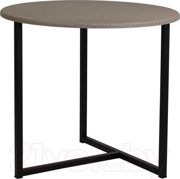 Изображение товара Журнальный столик Мебелик BeautyStyle 27 (текстиль темный/черный)