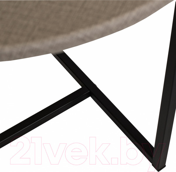 Изображение товара Журнальный столик Мебелик BeautyStyle 27 (текстиль темный/черный)