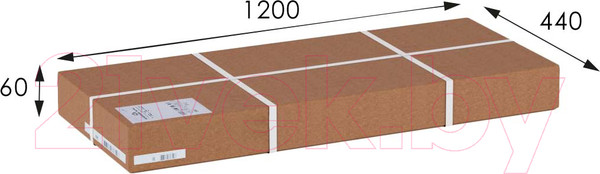 Изображение товара Вешалка для одежды Мебелик Пико 33 (черный)