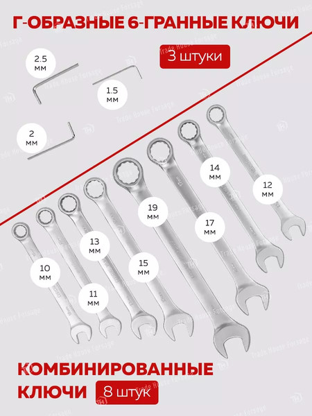 Изображение товара Универсальный набор инструментов ForceKraft FK-4992-5(58254)