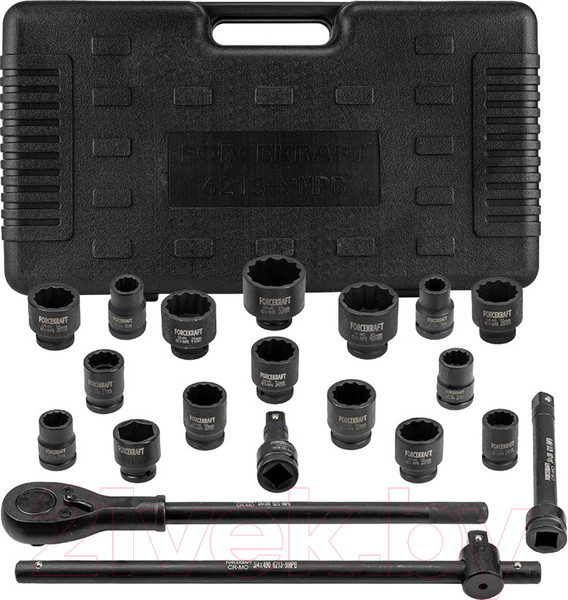 Изображение товара Набор головок слесарных ForceKraft FK-6213-9MPB(58392)
