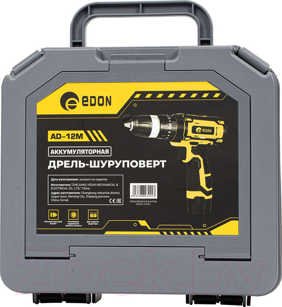 Изображение товара Аккумуляторная дрель-шуруповерт Edon AD-12M
