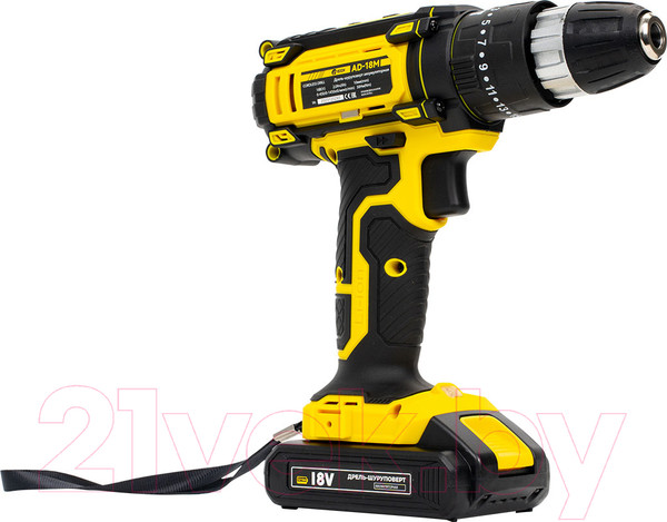 Изображение товара Аккумуляторная дрель-шуруповерт Edon AD-18M