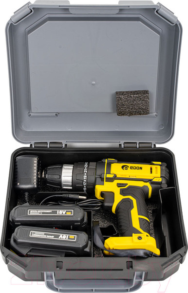 Изображение товара Аккумуляторная дрель-шуруповерт Edon AD-18M