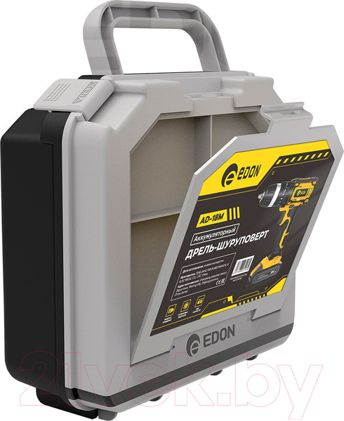 Изображение товара Аккумуляторная дрель-шуруповерт Edon AD-18M