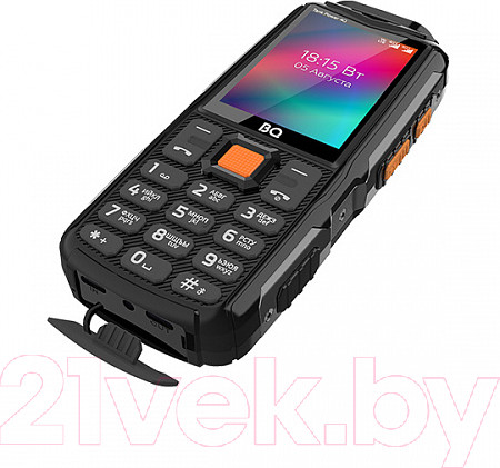 Изображение товара Мобильный телефон BQ 2410L Tank Power 4G (Gunmetal/Black)