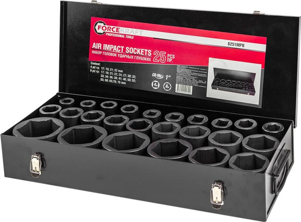 Изображение товара Набор головок слесарных ForceKraft FK-8251-5MPB