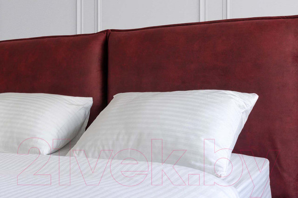Изображение товара Двуспальная кровать ДСВ Сильвия 1.6 (бордо)