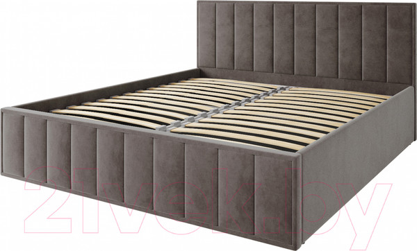 Изображение товара Двуспальная кровать ДСВ Лана 1.8 с подъемным механизмом (шоколад)