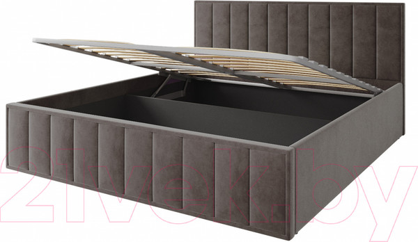 Изображение товара Двуспальная кровать ДСВ Лана 1.8 с подъемным механизмом (шоколад)