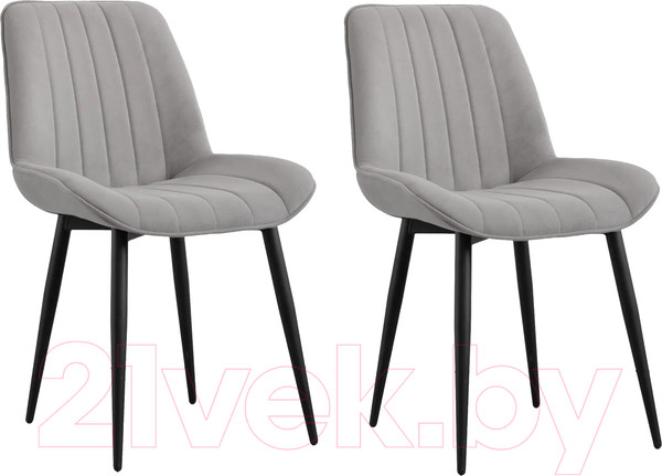 Изображение товара Набор стульев ДСВ Канцлер (серый софт)