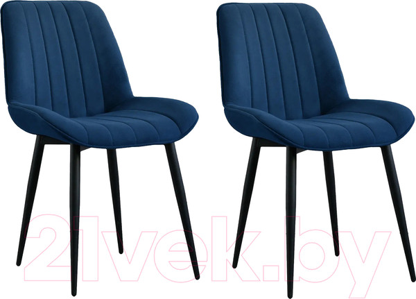 Изображение товара Набор стульев ДСВ Канцлер (синий софт)