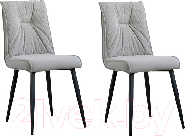 Изображение товара Набор стульев ДСВ Сенатор (серый софт)