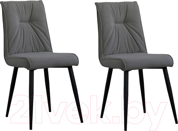 Изображение товара Набор стульев ДСВ Сенатор (графит)