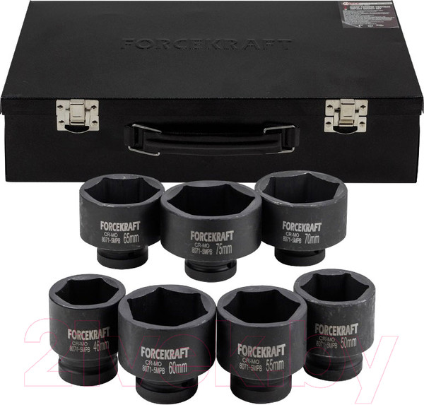 Изображение товара Набор головок слесарных ForceKraft FK-8071-5MPB(58496)