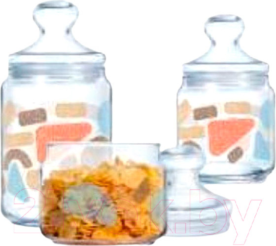 Изображение товара Набор емкостей для хранения Luminarc Geomatrix V6750 (3шт)