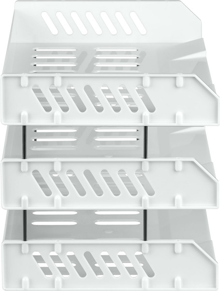 Изображение товара Лоток для бумаг Стамм Сити / ЛТГ-31737 (3шт, белый)