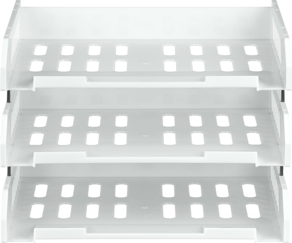 Изображение товара Лоток для бумаг Стамм Сити / ЛТГ-31737 (3шт, белый)