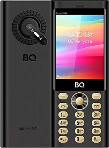 Изображение товара Мобильный телефон BQ 3598 Barrel XXL (Black/Gold)