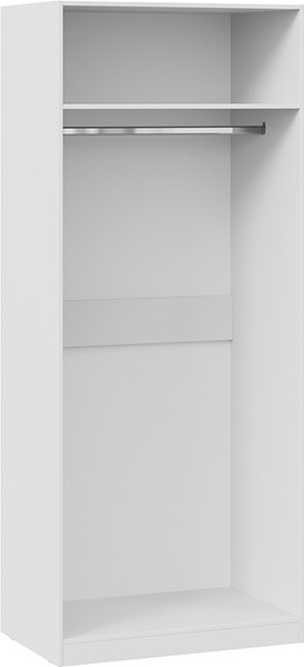 Изображение товара Шкаф-пенал ТриЯ Глосс СМ-319.07.212 с 2 зеркальными дверями (белый глянец)