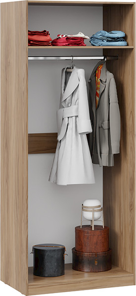 Изображение товара Шкаф-пенал ТриЯ Глосс СМ-319.07.212 с 2 зеркальными дверями (яблоня беллуно)